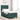 Boxspring bed met hoofdeinde Donkergroen 100 x 200 cm Fluweel