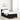 Boxspring bed met matras met hoofdeinde Zwart 90 x 200 cm Stof
