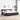 Boxspring bed met matras Donkerbruin 200 x 200 cm Stof