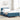 Boxspring bed met hoofdeinde Donkerblauw 120 x 190 cm Fluweel