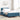 Boxspring bed met hoofdeinde Blauw 120 x 190 cm Fluweel