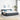 Boxspring bed met hoofdeinde Donkergrijs 200 x 200 cm Fluweel