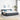 Boxspring bed met hoofdeinde Donkergrijs 200 x 200 cm Fluweel