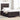 Boxspring bed met matras Donkerbruin 120 x 190 cm Stof