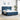 Boxspring bed met matras Blauw 180 x 200 cm Stof