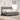 Boxspring bed met matras Taupe 200 x 200 cm Stof