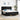 Boxspring bed met matras met hoofdeinde Zwart 200 x 200 cm Stof