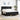 Boxspring bed met matras met hoofdeinde Zwart 200 x 200 cm Stof