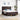 Boxspring bed met matras Donkerbruin 180 x 200 cm Stof