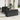 Tuin Sofa Set met kussen met opslag 6 pcs Zwart 55 x 55 x 37 cm