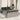Tuin Sofa Set 7 pcs Licht Grijs en Donker Grijs 55 x 55 x 37 cm