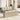 Tuin Sofa Set met kussen 9 pcs Beige en Crème 55 x 55 x 37 cm