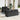 Tuin Sofa Set met kussen met opslag 6 pcs Zwart 55 x 55 x 37 cm