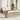 Tuin Sofa Set met kussen 7 pcs Beige en Crème 55 x 55 x 37 cm