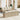 Tuin Sofa Set met kussen 9 pcs Beige en Crème 55 x 55 x 37 cm