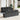 Tuin Sofa Set met kussen met opslag 9 pcs Zwart 55 x 55 x 37 cm