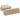Tuin Sofa Set met kussen 8 pcs Beige en Crème 55 x 55 x 37 cm