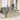 Tuin Sofa Set 7 pcs Beige en Grijs Poly rattan, staal en glas