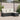 Tuin Sofa Set met kussen met opslag 4 pcs Zwart en Crème