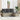 Tuin Sofa Set met kussen met opslag 4 pcs Lichtgrijs