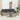Tuin Eetset 6 pcs Lichtgrijs Poly Rattan en Poedergecoat Staal
