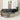 Tuin Eetset 5 pcs Lichtgrijs Poly Rattan en Poedergecoat Staal