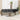 Tuin Eetset 6 pcs Lichtgrijs Poly Rattan en Poedergecoat Staal
