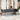 Tuin Eetset 6 pcs Lichtgrijs Poly Rattan en Poedergecoat Staal