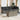 Tuin Eetset 7 pcs Grijs Poly Rattan en Poedergecoat Staal