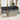 Tuin Eetset 7 pcs Lichtgrijs Poly Rattan en Poedergecoat Staal