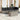 Tuin Eetset 9 pcs Lichtgrijs Poly Rattan en Poedergecoat Staal