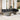 Tuin Eetset 9 pcs Lichtgrijs Poly Rattan en Poedergecoat Staal