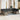 Tuin Eetset 9 pcs Grijs Poly Rattan en Poedergecoat Staal