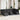 Tuin Eetset 10 pcs Zwart Poly Rattan en Poedergecoat Staal