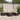 Tuin Sofa Set met kussen met opslag 5 pcs Bruin en Crème
