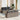 Tuin Sofa Set met kussen met opslag 7 pcs Grijs 55 x 55 x 37 cm