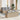 Tuin Sofa Set 7 pcs Beige en Licht Grijs 55 x 55 x 37 cm