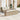Tuin Sofa Set met kussen 8 pcs Beige en Crème 55 x 55 x 37 cm
