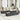 Tuin Sofa Set 7 pcs Zwart en crème 264 x 154 x 85 cm Poly riet