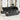 Tuin Sofa Set 7 pcs Zwart 264 x 154 x 85 cm Poly riet