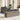 Tuin Sofa Set met kussen met opslag 6 pcs Grijs Poly riet