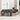 Tuin Sofa Set 7 pcs Grijs Poly Rattan en Poedergecoat Staal