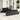 Tuin Sofa Set met kussen 7 pcs Zwart 100 x 55 x 73 cm