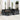 Tuin Sofa Set met kussen 12 pcs Zwart 90 x 55 x 71 cm