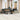Tuin Sofa Set met kussen met opslag Grijs Poly riet