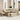 Tuin Sofa Set met kussen met opslag Beige Poly riet