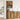Keukenkast met plank Oud hout 60 x 50 x 180 cm Bewerkt hout