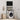 Wasmachinekast Zwart eiken 68 x 48,5 x 194 cm