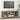 TV Kast artisanaal eikenkleurig 102 x 35 x 45 cm Bewerkt hout