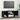 TV Kast Zwart eiken 102 x 35 x 45 cm Bewerkt hout